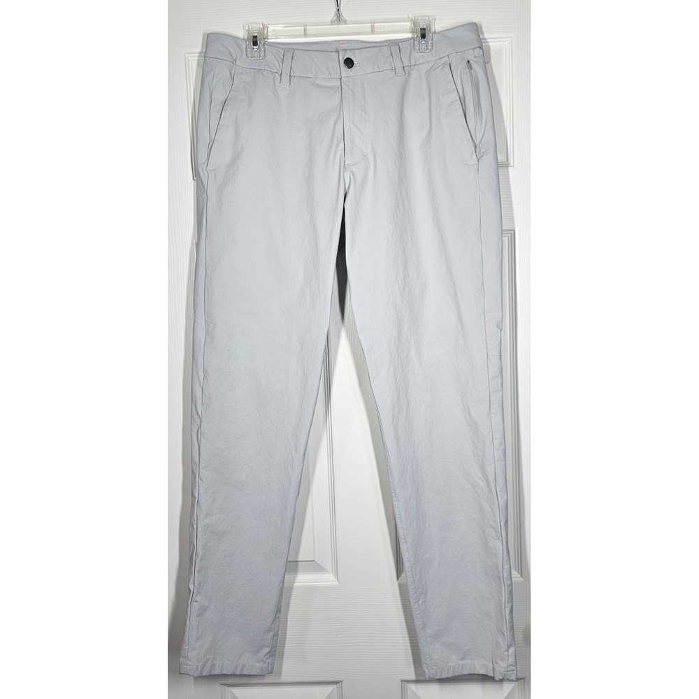 Lululemon Pants Mens 36x32 Khaki Commission Classic Warpstreme Work Golf Travel - Picture 1 of 14